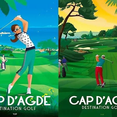 Апартаменты Cap D'agde Antinea, Rochelongue, Piscine Et Parking Агд